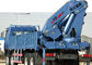 Durable Hydraulic Knuckle Boom Truck Mounted Crane , 16 Ton Truck Loader Crane