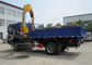 High Quality 5T Mobile Knuckle Truck Mounted Crane With Safety Transportation for Sale