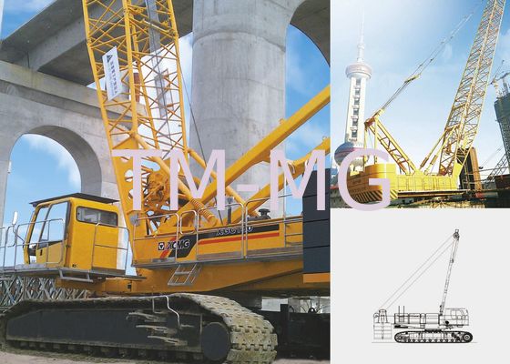 गुणवत्ता  Jib Tracked Hydraulic Crawler Crane QUY130, Knuckle Boom Crane for Lifting Heavy Things फैक्टरी