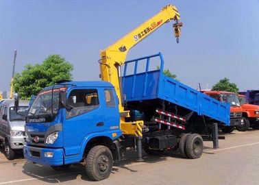 6.3T टिकाऊ भारी चीजें उठाने की दूरबीन बूम ट्रक घुड़सवार क्रेन
